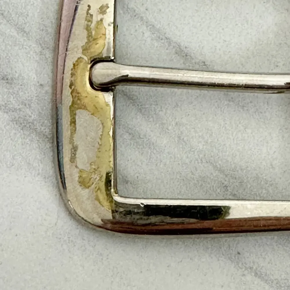 Dutyman Silver Tone Simple Basic Belt Buckle